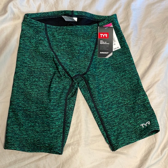 NWT TYR Jammer green and black - Picture 1 of 3